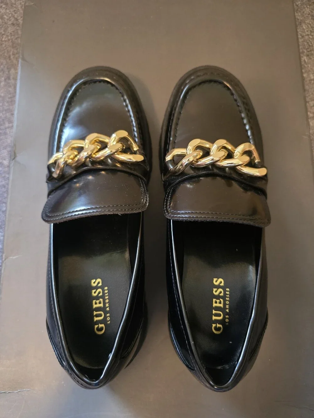 GUESS Hillford Lug Sole Chunky Platform Loafer - Picture 5 of 10
